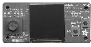 The 1.3 inch TFT display bonnet