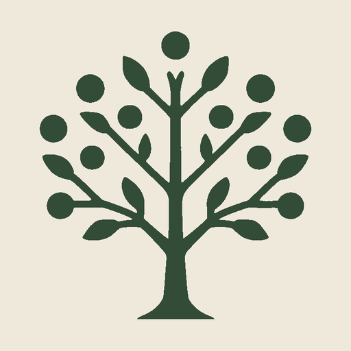 heirLOOM logo: a green tree